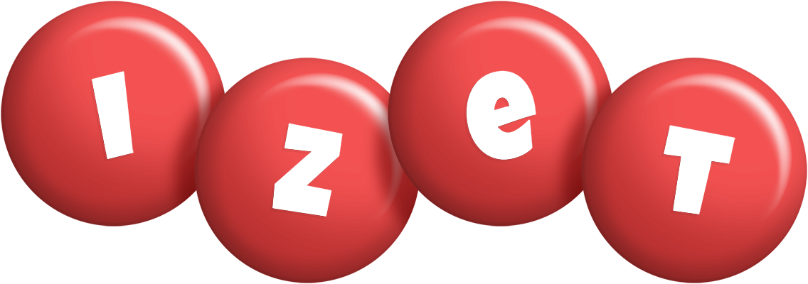 Izet candy-red logo