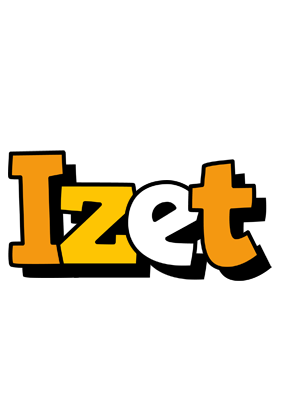 Izet cartoon logo