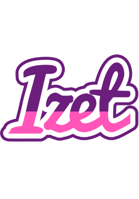Izet cheerful logo