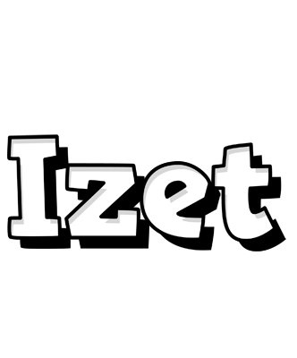 Izet snowing logo