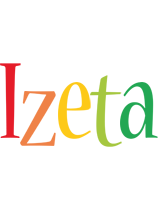 Izeta birthday logo