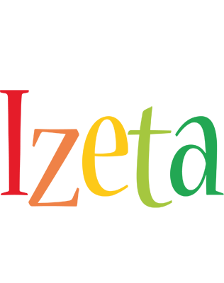 Izeta birthday logo