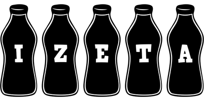 Izeta bottle logo