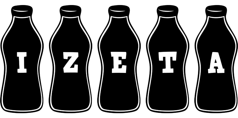 Izeta bottle logo