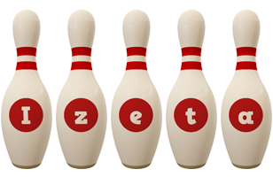 Izeta bowling-pin logo