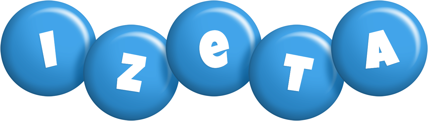 Izeta candy-blue logo