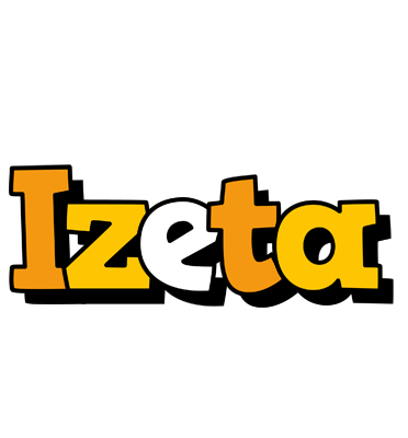 Izeta cartoon logo