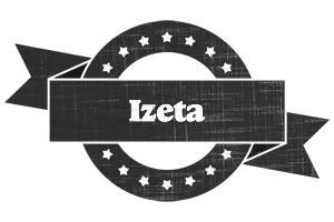 Izeta grunge logo