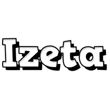 Izeta snowing logo