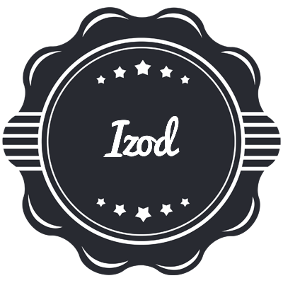 Izod badge logo