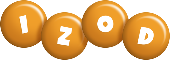 Izod candy-orange logo