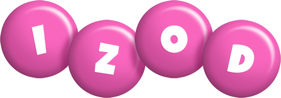 Izod candy-pink logo