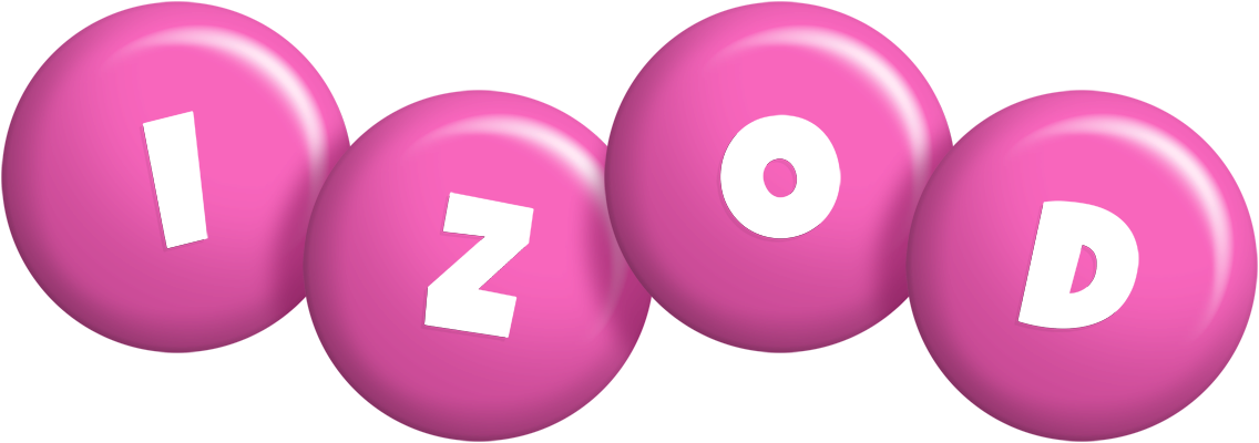 Izod candy-pink logo