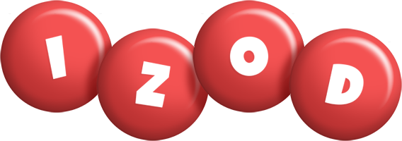 Izod candy-red logo