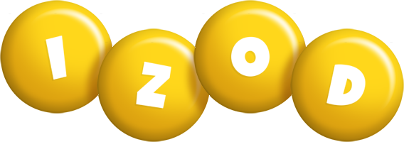 Izod candy-yellow logo