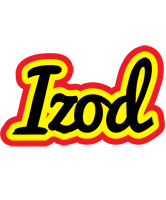 Izod flaming logo