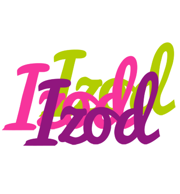 Izod flowers logo