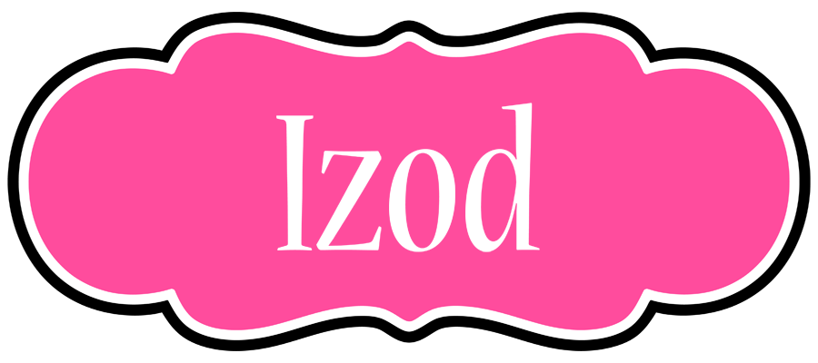 Izod invitation logo