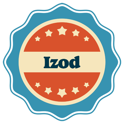 Izod labels logo