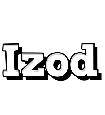 Izod snowing logo