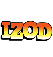 Izod sunset logo