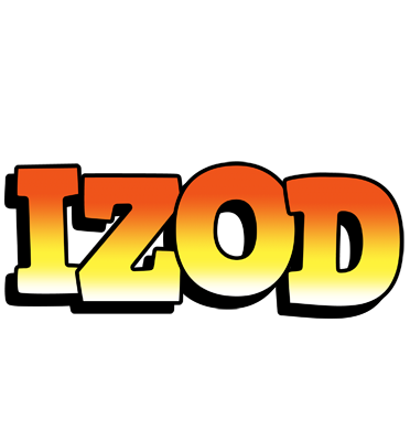 Izod sunset logo