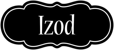 Izod welcome logo