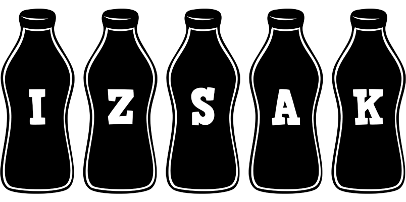 Izsak bottle logo