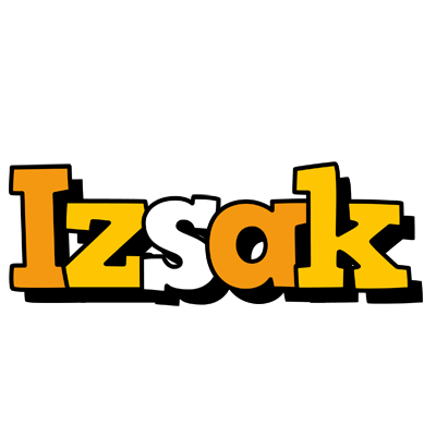 Izsak cartoon logo