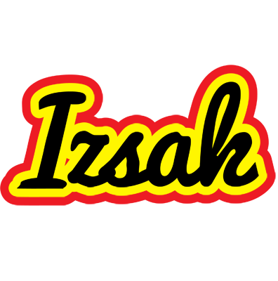 Izsak flaming logo