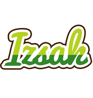 Izsak golfing logo