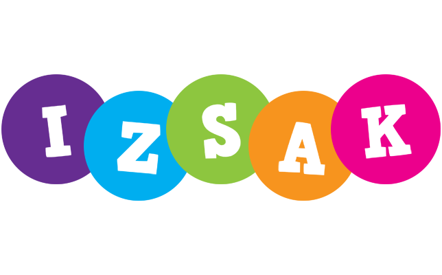 Izsak happy logo