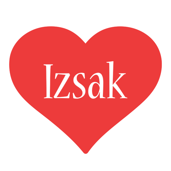 Izsak love logo