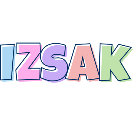 Izsak pastel logo