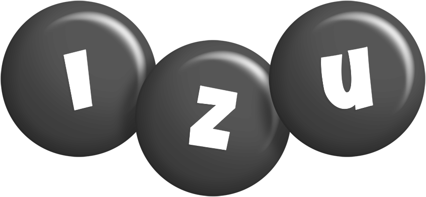 Izu candy-black logo