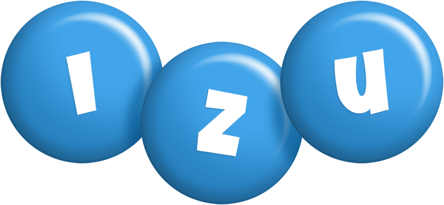 Izu candy-blue logo