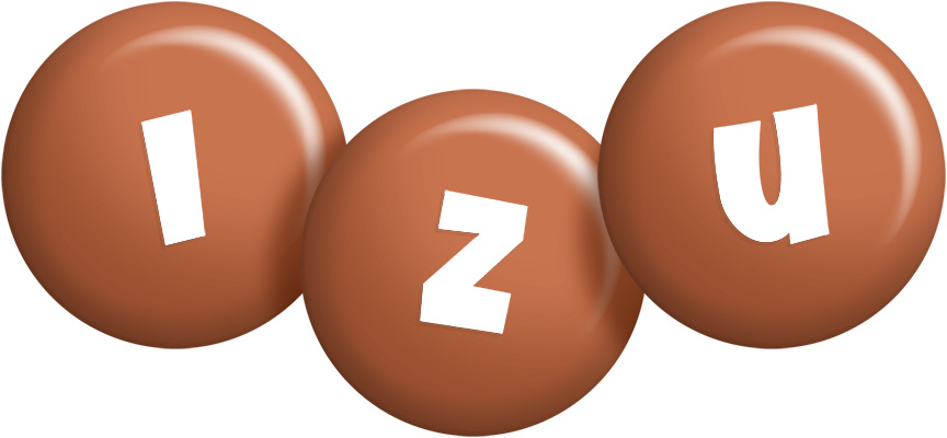 Izu candy-brown logo