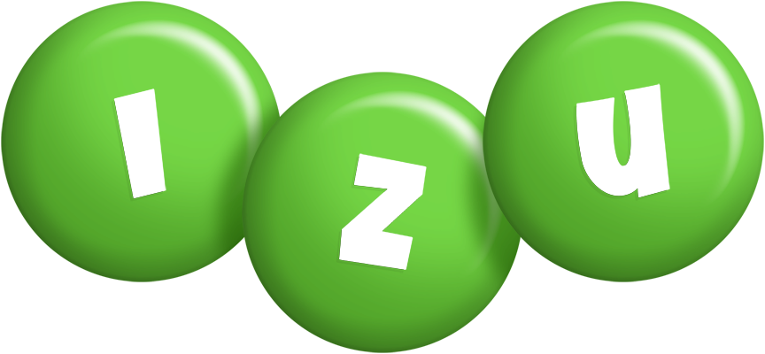 Izu candy-green logo