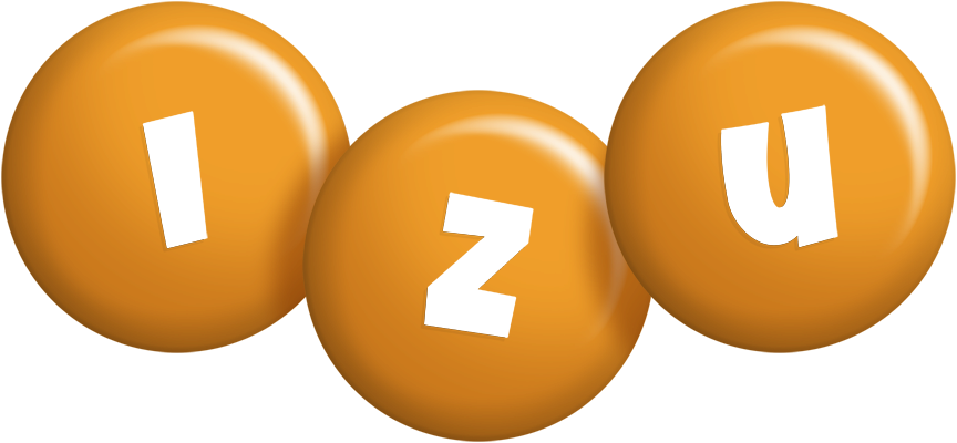 Izu candy-orange logo