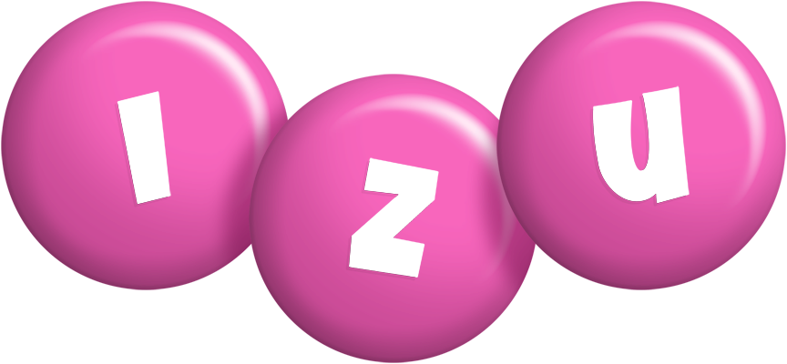 Izu candy-pink logo