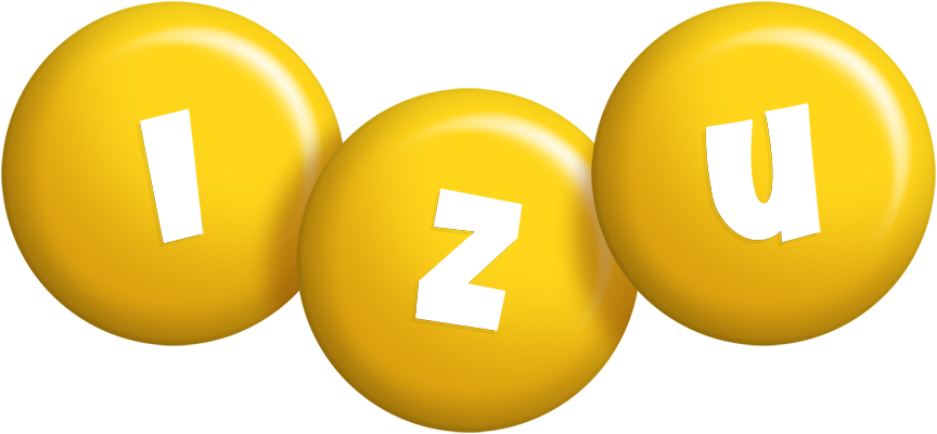 Izu candy-yellow logo
