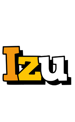 Izu cartoon logo