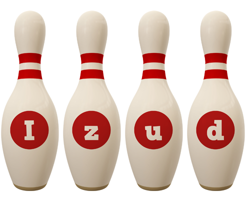 Izud bowling-pin logo