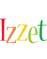 Izzet birthday logo