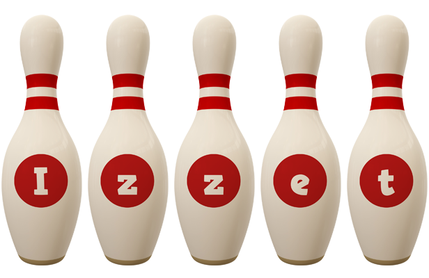 Izzet bowling-pin logo