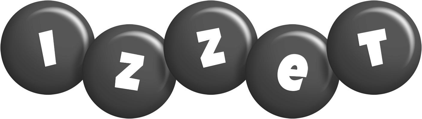 Izzet candy-black logo