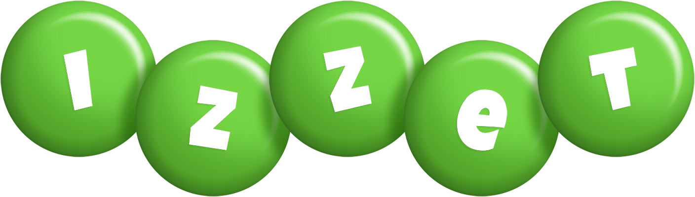Izzet candy-green logo
