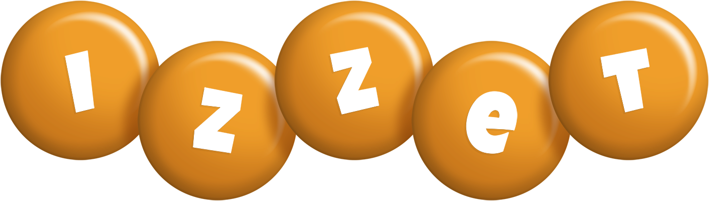 Izzet candy-orange logo