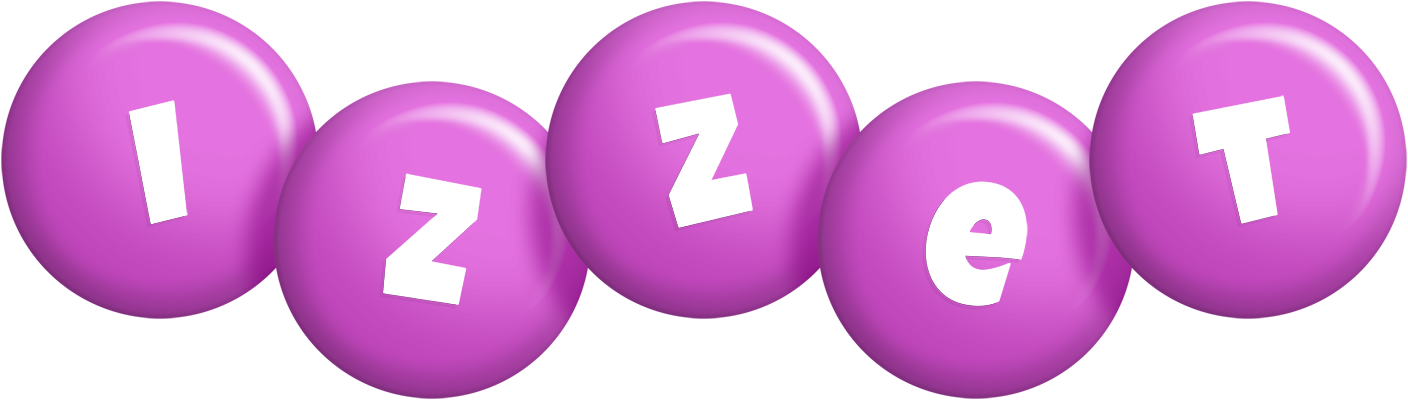 Izzet candy-purple logo
