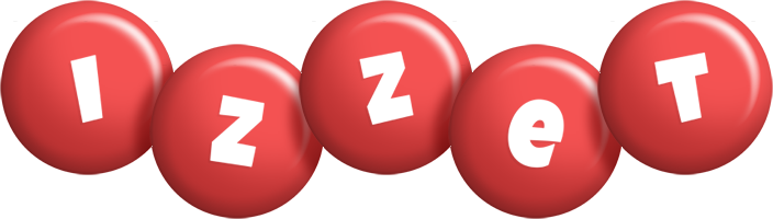 Izzet candy-red logo